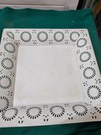 decoratie blad wit metaal open rand, Huis en Inrichting, Woonaccessoires | Overige, Ophalen of Verzenden, 'T Olde Gre-j, Info@toldegrej.nl