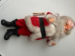 Grote vintage oude kerstman,  buigzame armen, Diversen, Ophalen of Verzenden, Gebruikt