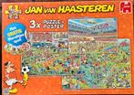 Jan van Haasteren “Voetbal” 3 puzzels 500, 750 en 1000 st., Ophalen of Verzenden, Meer dan 1500 stukjes, Zo goed als nieuw