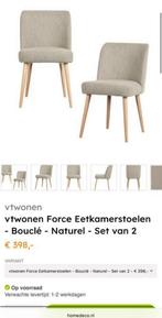 4 vtwonen Force Eetkamerstoelen - Zo goed als nieuw, Ophalen, Overige kleuren, Zo goed als nieuw, Vier