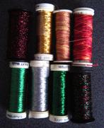 Restanten borduur machine garen 8 klosjes, Verzenden, Gebruikt, Overige thema's, Overige typen