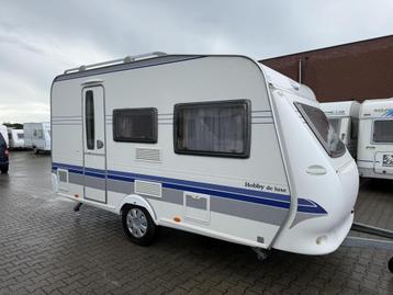 Hobby De Luxe 400 SB bouwjaar 2007 met voortent en luifel beschikbaar voor biedingen