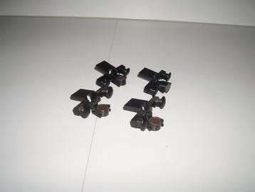 Lego 4 9 volt TREIN Stootbumpers Zwart in perfecte staat! beschikbaar voor biedingen