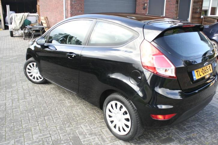 Ford Fiësta 1.2 60pk 2012 Zwart, Auto's, Ford, Particulier, Fiësta, ABS, Airbags, Airconditioning, Centrale vergrendeling, Climate control