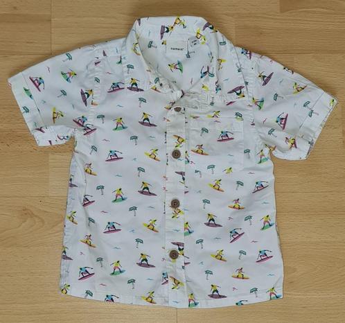 Name It hemd - Maat 80, Kinderen en Baby's, Babykleding | Maat 80, Zo goed als nieuw, Jongetje, Overhemdje of Bloesje, Ophalen of Verzenden