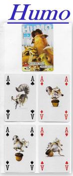 kw - 7 - Ice Age ( Humo uitgave) kaart spel, Verzamelen, Ophalen of Verzenden, Zo goed als nieuw, Speelkaart(en)