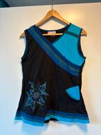 Nepal shirt/topje zwart met blauw, Ophalen of Verzenden, Zo goed als nieuw