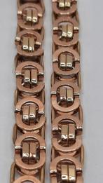 Gouden platte koningsketting 14kt, Www.bredajuwelier.nl, Nieuw, Ophalen of Verzenden, Www.bredajuwelier.nl
