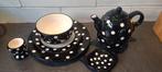 Servies met zwarte stippen, Ophalen of Verzenden, Zo goed als nieuw, Overige stijlen, Aardewerk