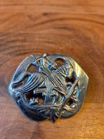 Kl baret embleem huzaren, Ophalen of Verzenden, Landmacht, Nederland, Embleem of Badge