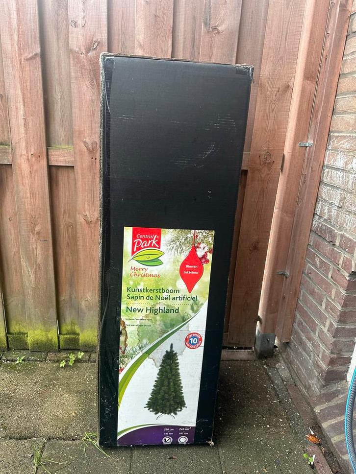 Grote Kunstkerstboom van Centralpark - H210cm, Diversen, Kerst, Zo goed als nieuw, Ophalen of Verzenden