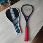 Dunlop squashracket, Sport en Fitness, Squash, Gebruikt, Ophalen of Verzenden, Met hoes