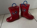 Spiderman lichtgevende regenlaarsjes maat 27, Ophalen of Verzenden, Zo goed als nieuw, Laarsjes