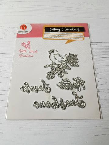 Snijmallen set, vogel, kaarten maken, knutselen beschikbaar voor biedingen