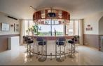 Complete ronde bar met koelingen & biertapinstallatie, Ophalen, Zo goed als nieuw, Inclusief barstoelen