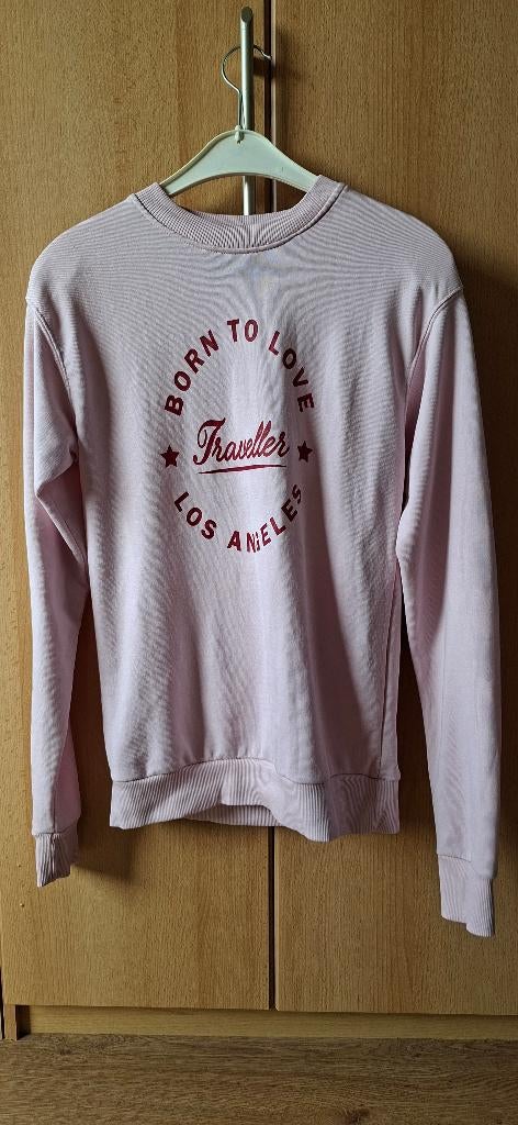 Licht roze sweater van Bershka maat M (S/M), Zo goed als nieuw, Roze, Maat 36 (S), Bershka