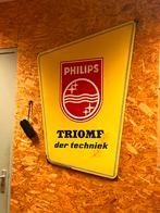 Origineel Philips Emaille Reclamebord Jaren 60, Antiek en Kunst, Antiek | Emaille, Ophalen of Verzenden