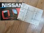 Nissan modellen 1991 brochure 1990, Nissan, Ophalen of Verzenden, Zo goed als nieuw, Nissan