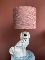 Hoerenhondje lamp met roze kap diameter 25 cm, Ophalen of Verzenden