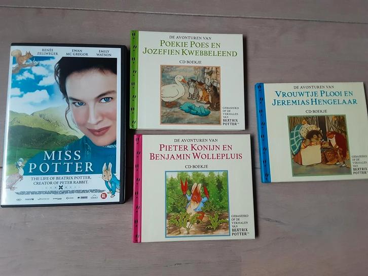 3 luisterboeken Beatrix Potter en DVD samen €10, Boeken, Luisterboeken, Ophalen of Verzenden