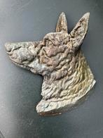 Bronzen Hondenkop Sculptuur Vintage Stijl Decoratie Kunstobj, Ophalen