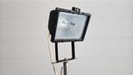 RVS bouwlamp met statief, zéér flexibel inzetbaar ( ruim 3 m, Ophalen, Gebruikt, Met statief, Lamp met armatuur