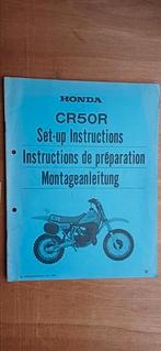 Honda  CR 50 R  montagehandleiding., Ophalen of Verzenden, Zo goed als nieuw