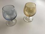 Oude Vintage Gekleurde Glaasjes Glazen Borrelglaasjes Likeur, Antiek en Kunst, Antiek | Glas en Kristal, Ophalen