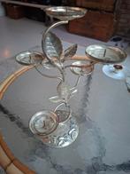 Mid Century Zilveren Kandelaar, Huis en Inrichting, Ophalen of Verzenden