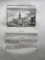 166 / Asperen van de Waterzijde Kopergravure 1732, Antiek en Kunst, Ophalen of Verzenden