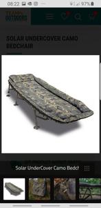 Karper stretcher bed camouflage, Watersport en Boten, Hengelsport | Karpervissen, Ophalen, Zo goed als nieuw, Overige typen