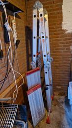 uitklapbare Altrex ladder de zware kwaliteit, Doe-het-zelf en Verbouw, Ladders en Trappen, Ophalen, Zo goed als nieuw, Ladder