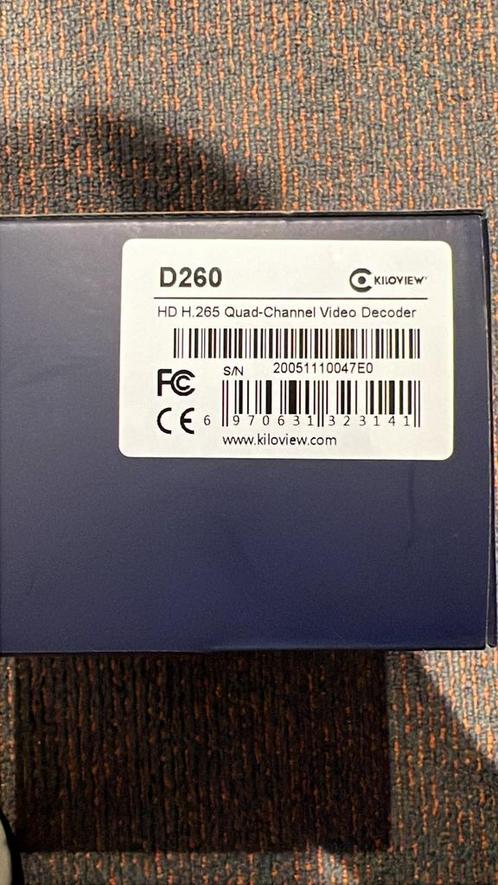Kiloview D260 (HD IP to SDI/HDMI/VGA Video Decoder), Audio, Tv en Foto, Professionele Audio-, Tv- en Video-apparatuur, Nieuw, Video