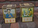 2 vintage antieke Aap - Noot - Mies blikjes €9, Verzamelen, Blikken, Ophalen of Verzenden, Zo goed als nieuw, Overige