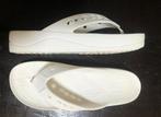 Crocs witte slippers met dikke verende zachte zolen 11 / 42, Slippers, Verzenden, Wit, Crocs
