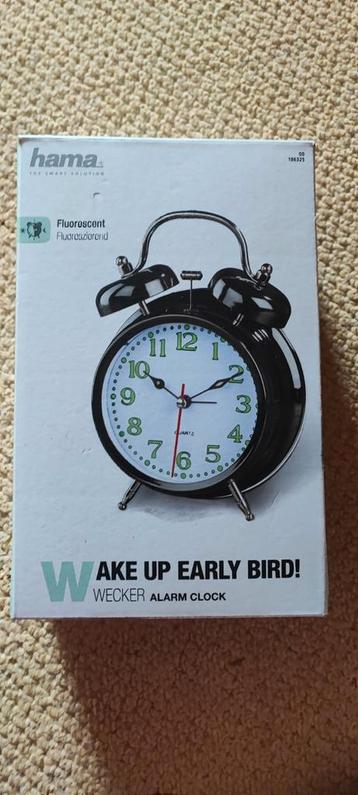 hama wake up early bird nostalgische wekker nieuw  beschikbaar voor biedingen