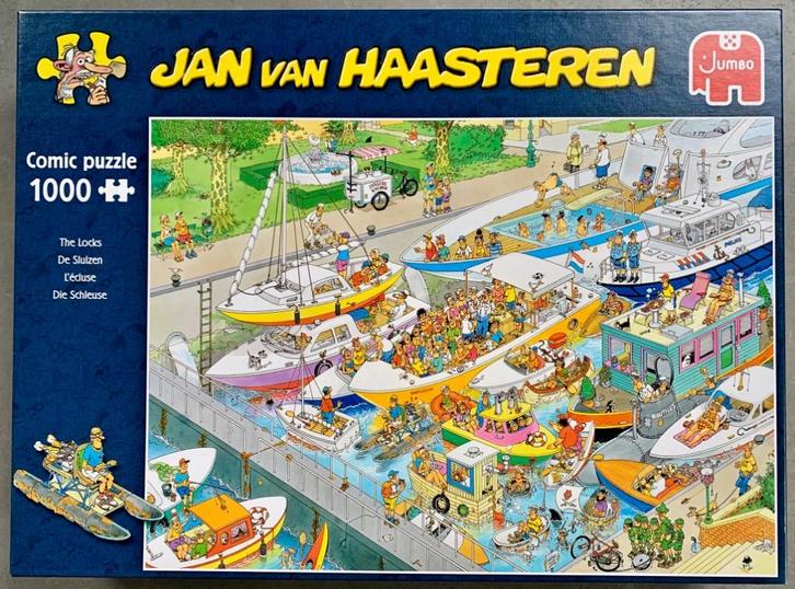 JAN VAN HAASTEREN puzzel DE SLUIZEN, Hobby en Vrije tijd, Denksport en Puzzels, Zo goed als nieuw, Legpuzzel, 500 t/m 1500 stukjes