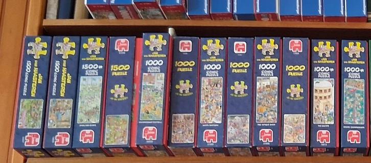 JAN VAN hAASTEREN PUZZELS, Hobby en Vrije tijd, Denksport en Puzzels, Zo goed als nieuw, Legpuzzel, 500 t/m 1500 stukjes, Ophalen
