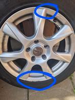 Setje velgen met band 205/55 16 inch, Ophalen, Zo goed als nieuw