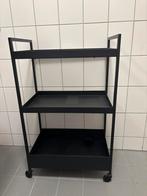 IKEA Nissafors Trolley Zwart, Huis en Inrichting, Kasten | Stellingkasten, Ophalen, Zo goed als nieuw