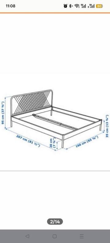 nesttun IKEA bedframe 160x200 - afbeelding 4