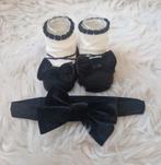 Babysokjes & Haarband Set met Strik - Nieuw, Ophalen of Verzenden, Nieuw, Meisje, Sokjes