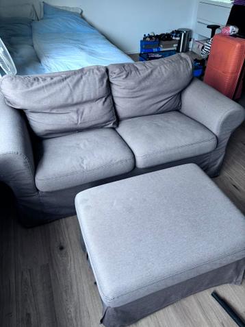 Ikea Ektorp 2zit met hocker - afbeelding 1