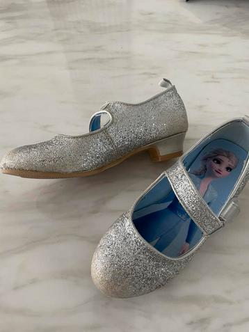 Glitterende Elsa schoenen 