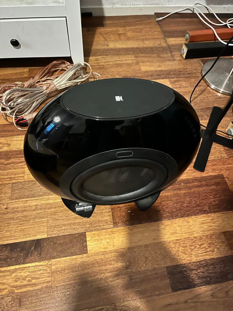 KEF Subwoofer - Krachtige Bass voor je Home Cinema, Gebruikt, Subwoofer, 120 watt of meer, Ophalen