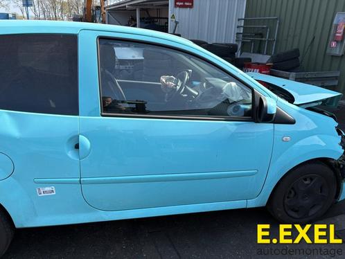 Complete deur rechts Renault Twingo 2 Facelift OVRPC Blauw, Auto-onderdelen, Carrosserie en Plaatwerk, Deur, Renault, Voor, Rechts