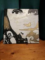 Abstract schilderij van Sabine Kleiren 40 x 40 cm, Antiek en Kunst, Ophalen of Verzenden