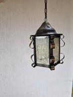 Amsterdamse school art deco hal lantaarn. , Gebruikt, Onbekend, Ophalen of Verzenden, Glas
