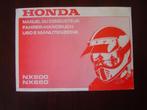 Honda NX500 NX600  1991 motorrad fahrer handbuch NX 600, Motoren, Ophalen of Verzenden, Honda
