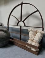 Roest ijzeren wandrekje sober sleets landelijk, Antiek en Kunst, Curiosa en Brocante, Ophalen of Verzenden